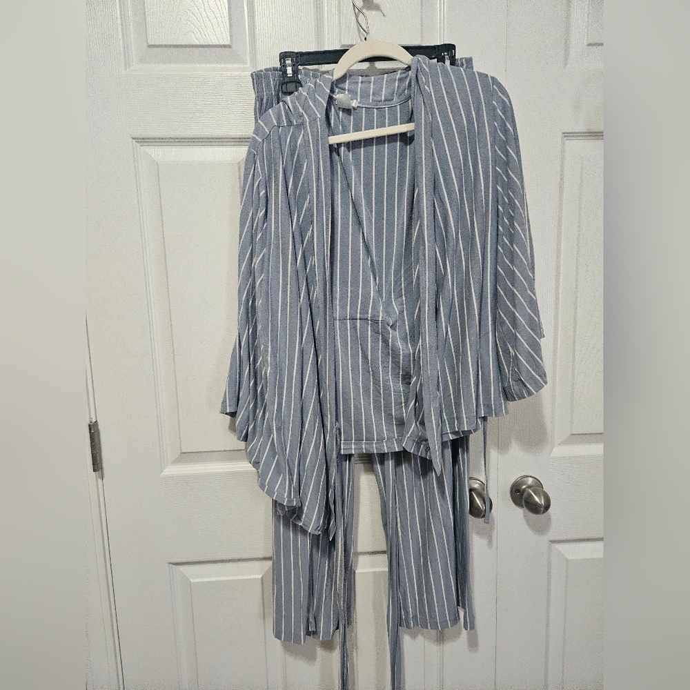 Lake Kimono Pajama Set XL